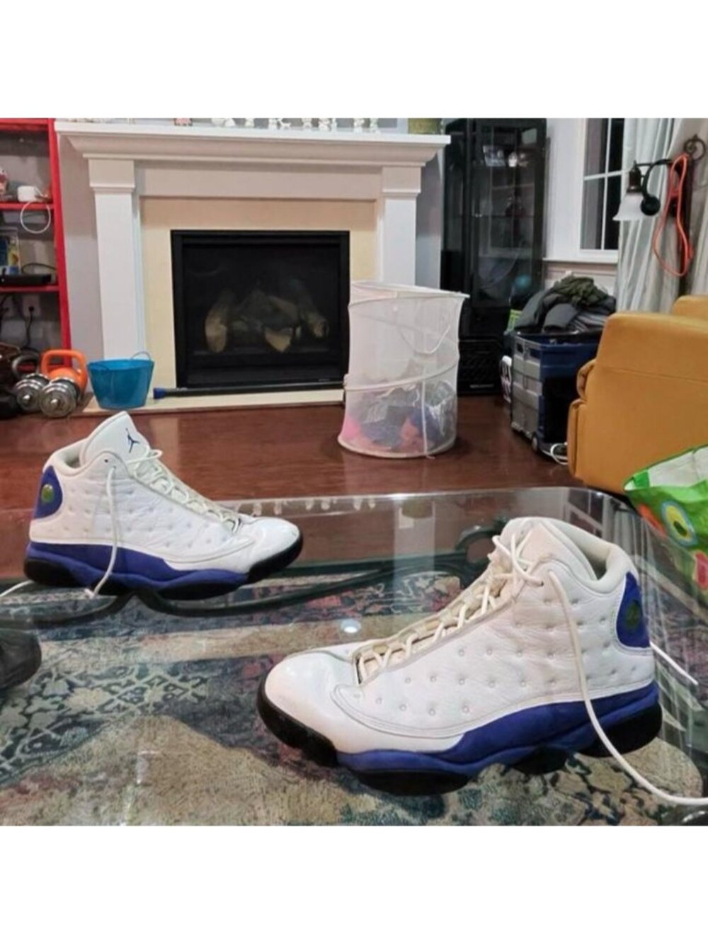 Air Jordan 13 Retro Hyper Royal White Blue - Mens 13 - 414571-117
